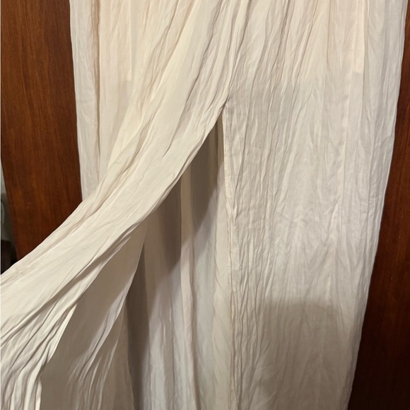 Women’s Cream Maxi Skirt - Picture 3 of 4